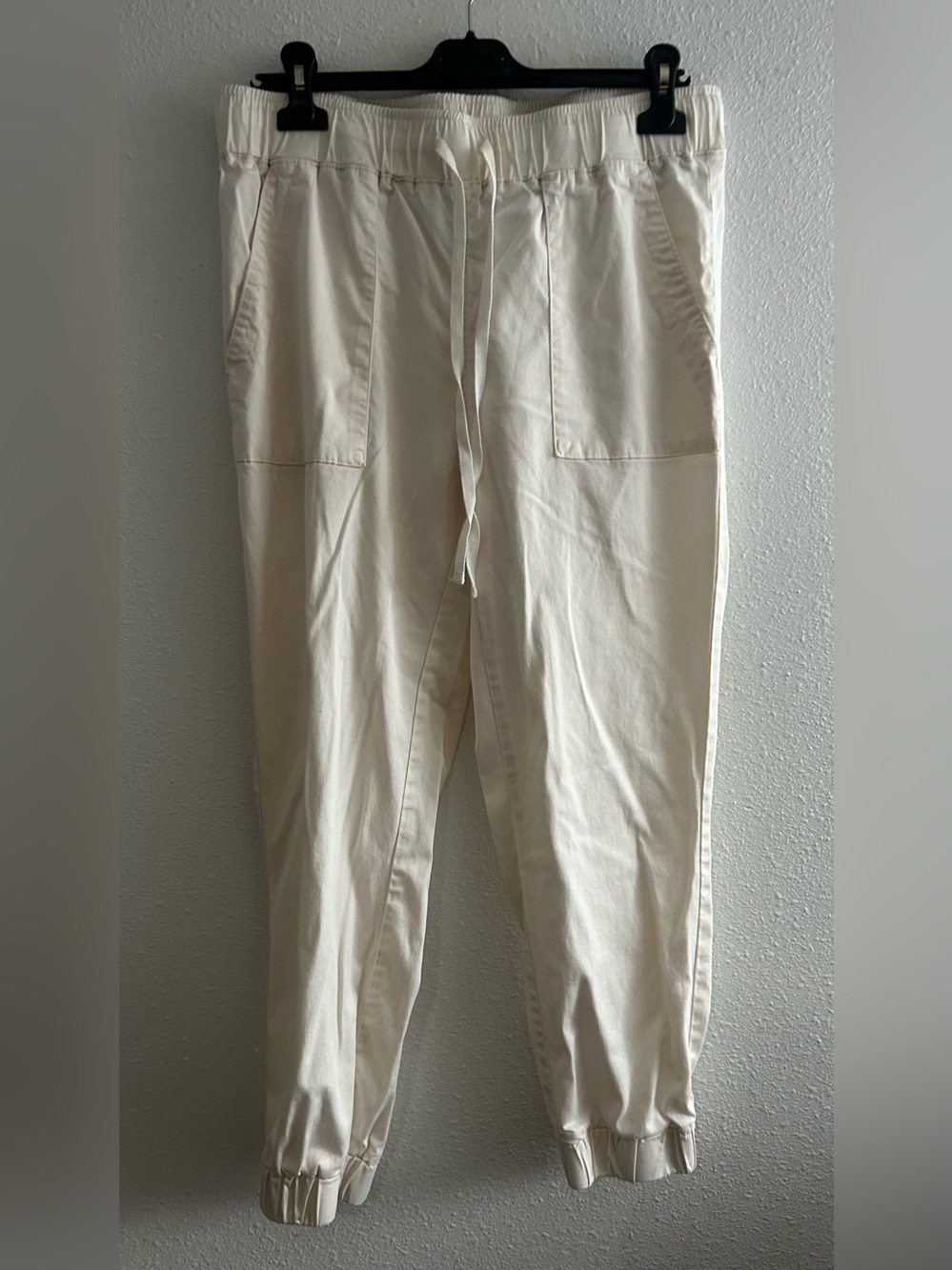Buffalo David Bitton White Women's Drawstring Joggers